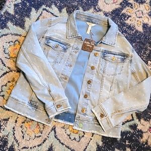 Matilda Jane Polka Dot Denim Jacket
